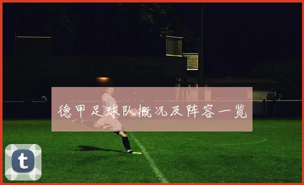 德甲足球队概况及阵容一览